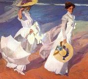 Joaquin Sorolla Walk on the Beach, china oil painting reproduction